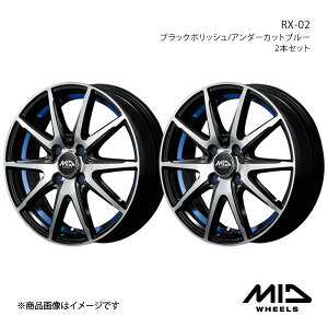MID WHEELS/RX-02 EFCN LA700S/LA710S A~zC[2{Zbgy14×4.5J 4-100 INSET45 ubN|bV/A_[Jbgu[z