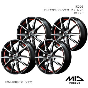 MID WHEELS/RX-02 XebvS RKn A~zC[4{Zbgy16×6.5J 5-114.3 INSET53 ubN|bV/A_[Jbgbhz