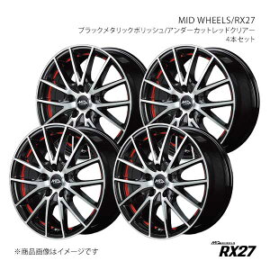MID WHEELS/RX27 Xy[VAx[X MK33V A~zC[4{Zbgy14×4.5J 4-100 INSET45 BKRzF74744543345036N×4