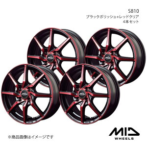 MID WHEELS/S810 VG^ 170n A~zC[4{Zbgy17×7.0J 5-100 INSET50 ubN|bV+bhNAz