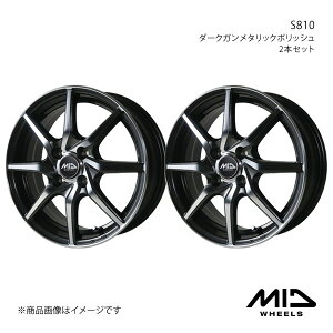 MID WHEELS/S810 VG^ 80n A~zC[2{Zbgy15×5.5J 4-100 INSET45 _[NK^bN|bVz