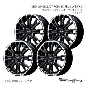 MID WHEELS/GARCIA SS REVOLVER KC GuBS DA17W A~zC[4{Zbgy14×4.5J 4-100 INSET45 SBFzL179445433450300×4