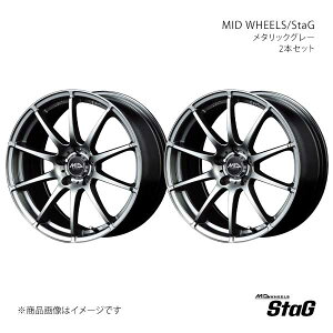 MID WHEELS/StaG KVBc[OS BR9 A~zC[2{Zbgy16×6.5J 5-100 INSET48 MGRzS766665533480A1N×2