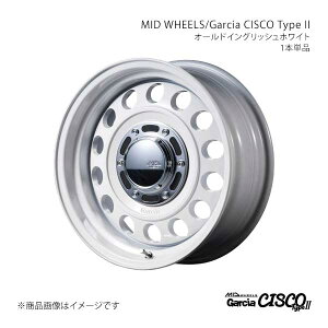 MID WHEELS/�K���V�A�V�X�R �^�C�v2 �A���~�z�C�[��1�{�y16×6.0J 5-139.7 INSET-5 EWH�zMID WHEELS/Garcia CISCO TypeII D7066605D105OWH0×1