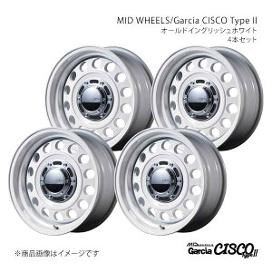 MID WHEELS/�K���V�A�V�X�R �^�C�v2 �A���~�z�C�[��4�{�Z�b�g�y16×6.0J 5-139.7 INSET-5 EWH�zMID WHEELS/Garcia CISCO TypeII D7066605D105OWH0×4