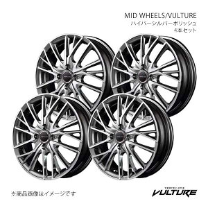 MID WHEELS/���@���`���[ �A���~�z�C�[��4�{�Z�b�g�y16×5.0J 4-100 INSET45 �zMID WHEELS/VULTURE X15565043345HS10×4
