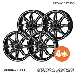 MONZA JAPAN PIEDINO STYLE-S �A���g/�A���g�G�R HA25S�E35S �z�C�[�� 4�{�y15×4.5J 4-100 INSET+45 BMP�z PS-03×4 �s�G�f�B�[�m �X�^�C��S
