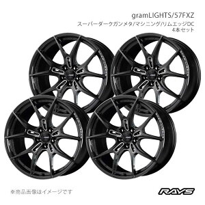 RAYS ���C�Y �O�������C�c 57FXZ NX300h AYZ10 �A���~�z�C�[��4�{�Z�b�g�y18×8.5J 5-114.3 INSET45 AAC�z58158854595AAC×4