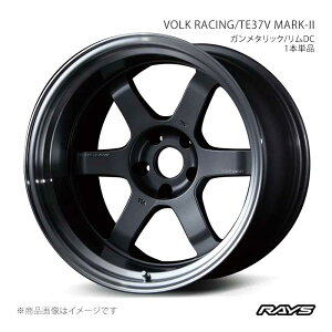 RAYS ���C�Y �{���N���[�V���O TE37V MARK-2 �V�r�b�N Type-R FL5 �t�����g/���A���p �A���~�z�C�[��1�{�P�i�y18×10.5J 5-120 INSET22 MF�z06028052221MF
