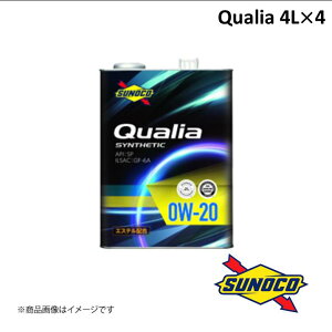 SUNOCO/XmR QualiaV[Y GWIC 0W-20 4L×4 FULL SYNTHETIC(GXez) NAA S 100%w Engine Oil