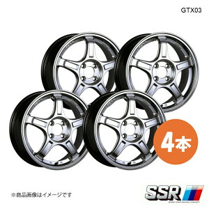 SSR GXGXA[ GTX03 zC[ 4{ MAZDA 2 DJLFS 15Sy17×7.0J 4-100 INSET42 NVo[z