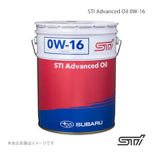 STI �G�X�e�B�[�A�C STI Advanced Oil 0W-16 �A�h�o���X�I�C�� 20L K0226Y0060