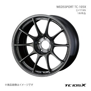 WEDSSPORT TC-105X EFbYX|[c eB[V[ C`}S GbNX zC[ 1{Pi 0074103 y18×10.0J 5-114.3 INSET5 EJ-TITANz