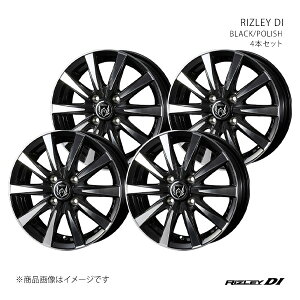 RIZLEY DI ライツレー ディーアイ ホイール 4本セット 0040497×4 【15×5.5J 4-100 INSET42 BLACK/POLISH】