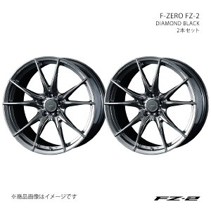 F-ZERO FZ-2 Gt[ J[c[O 210n/A10n ^CTCY(225/40-18) zC[2{Zbg 0038999×2y18×7.5J 5-100 INSET45 DIAMOND BLACKz