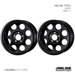 JIMLINE TYPE2 �W�����C�� �^�C�v�c�[ �z�C�[�� 2�{�Z�b�g 0038962×2 �y16×5.5J 5-139.7 INSET22 BLACK�z