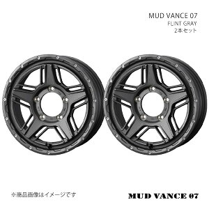 MUD VANCE 07 �}�b�h���@���X �[���Z�u�� �z�C�[�� 2�{�Z�b�g 0040545×2 �y16×5.5J 5-139.7 INSET22 FLINT GRAY�z