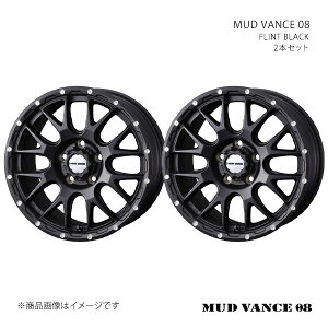 MUD VANCE 08 �}�b�h���@���X �[���G�C�g �z�C�[�� 2�{�Z�b�g 0041126×2 �y16×5.5J 5-139.7 INSET22 FLINT BLACK�z