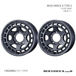 MUD VANCE X TYPE S �}�b�h���@���X �G�b�N�X �^�C�v�G�X �z�C�[�� 2�{�Z�b�g 0041612×2 �y16×6.0J 5-139.7 INSET5 FLINT GRAY�z