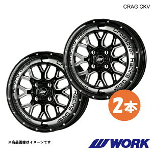 WORK ���[�N �z�C�[�� 2�{ �N���b�OCKV 1�s�[�X �\���I 5AA-MA37S�y15×4.5J 4-100 INSET45 BCC�zCRAG CKV