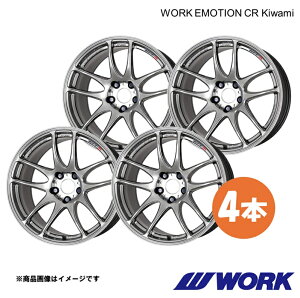 WORK ���[�N �z�C�[�� 4�{ ���[�N�G���[�V����CR Kiwami 1�s�[�X �o���X GF-HM1�y15×5.0J 4-100 INSET45 GTS�zWORK EMOTION CR Kiwami