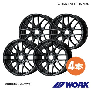 WORK ���[�N �z�C�[�� 4�{ ���[�N�G���[�V����M8R 1�s�[�X �m�A/���H�N�V�[ 2WD DBA-ZRR70G�y17×7.0J 5-114.3 INSET53 MBL�zWORK EMOTION M8R