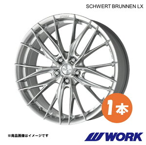 WORK ���[�N �z�C�[�� 1�{ �V�����@�[�g �u���l��LX 1�s�[�X MPV 23T DBA-LY3P�y19×8.0J 5-114.3 INSET45 GBS�zSCHWERT BRUNNEN LX