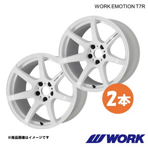 WORK ���[�N �z�C�[�� 2�{ ���[�N�G���[�V����T7R 1�s�[�X (F60) CROSSOVER COOPER D LDA-YT20�y18×7.5J 5-112 INSET47 WHT�zWORK EMOTION T7R