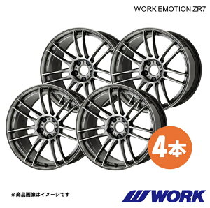 WORK ���[�N �z�C�[�� 4�{ ���[�N�G���[�V����ZR7 1�s�[�X �V�r�b�N 6BA-FL1�y18×8.5J 5-114.3 INSET47 GGM�zWORK EMOTION ZR7