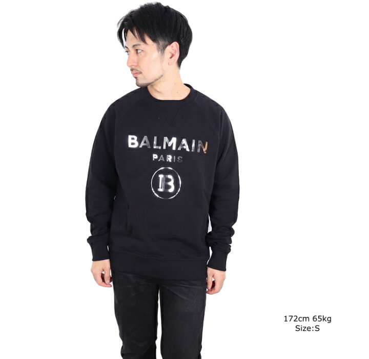 楽天市場】BALMAIN PARIS バルマン スウェット トレーナー クルー  