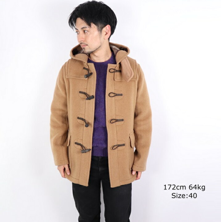 楽天市場 初売りセール London Tradition ロンドントラディション メンズ ダッフルコート Martin Slim 21 Lt01 ミドル丈 ウール チェック アウター メルトン コート 英国製 イギリス製 ジャケット Carre 楽天市場店