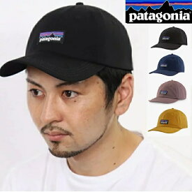 パタゴニア PATAGONIA キャップ 帽子 P-6 LABEL TRAD CAP 登山 ブラック Black アジャスター コットン