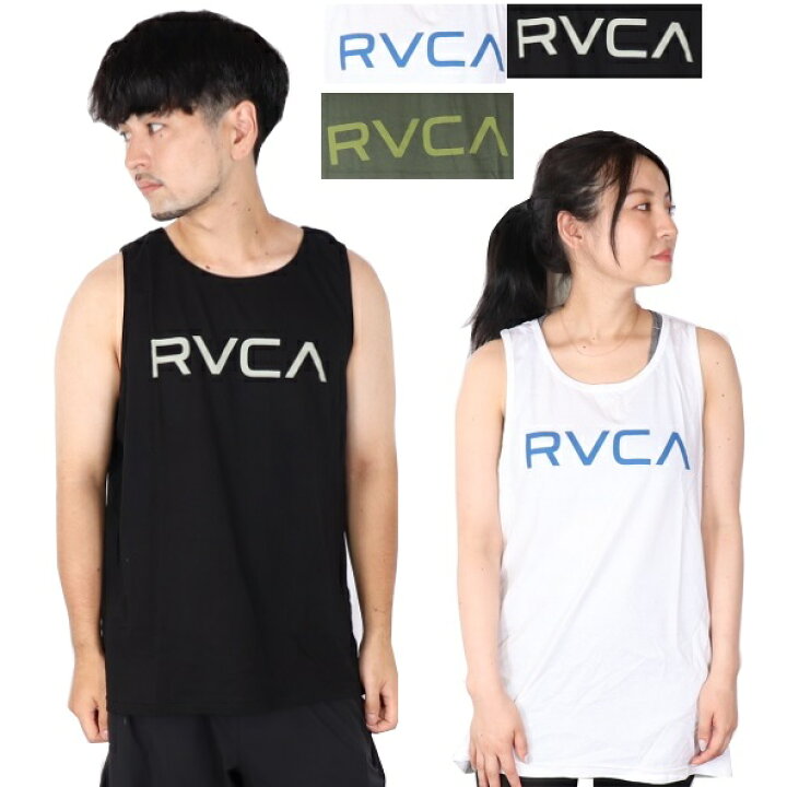楽天市場】ルーカ RVCA タンクトップ ノースリーブ メンズ レディース 