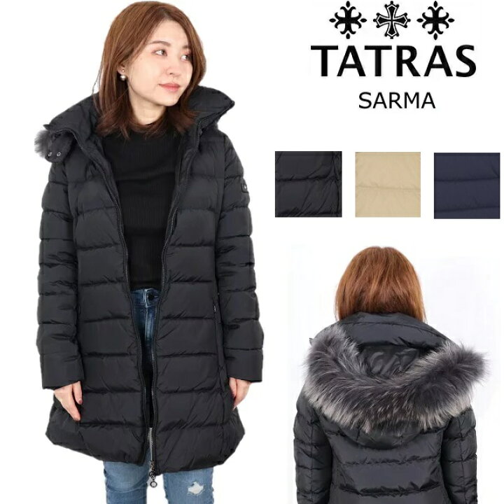 楽天市場】TATRAS タトラス SARMA サルマ フード付き ラクーンファー