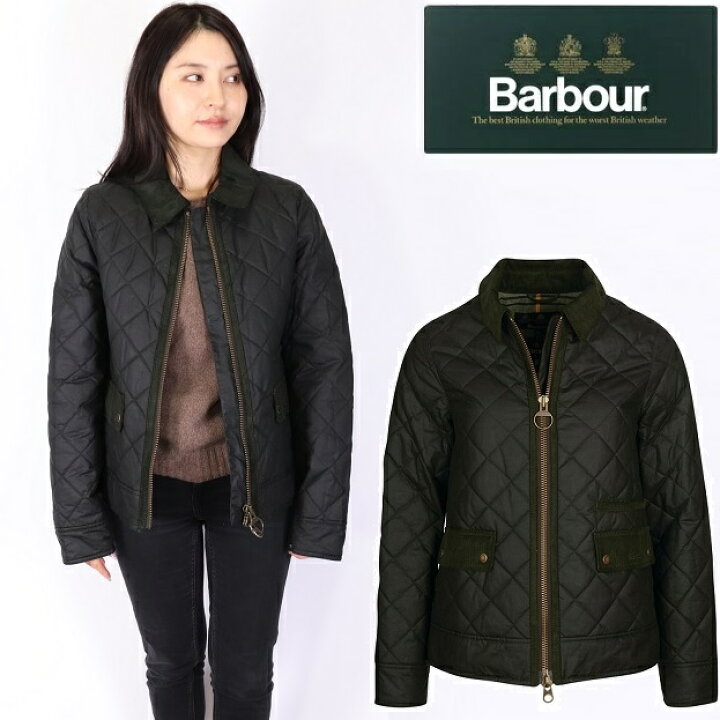 楽天市場】バブアー BARBOUR レディース Helmsadale Wax キルティング 