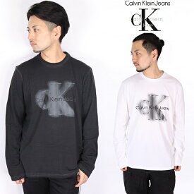 カルバンクライン ジーンズ CALVIN KLEIN JEANS Tシャツ 長袖 ロンT メンズ レディース 長袖tシャツ モノグラム ロゴ ティー MONOGRAM LOGO CK ブランド おしゃれ トップス ティーシャツ 40GM869