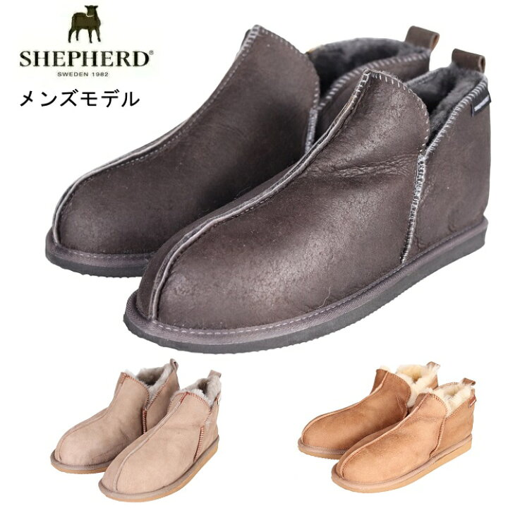 楽天市場】シェパード SHEPHERD ムートンブーツ ANTON メンズ ムートン 