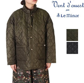 ルミノア Le minor コート ジャケット ショート レディース 高密度タフタ 秋冬 23AW EL35304 長袖 カーキ ブラック