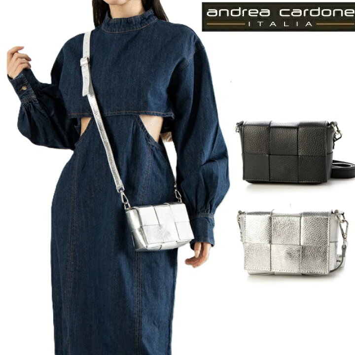 楽天市場】Andrea Cardone アンドレアカルドネ ミニバッグ レザー 
