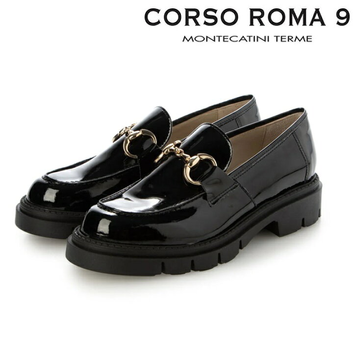 楽天市場】CORSO ROMA 9 コルソローマ ノーヴェ 厚底ローファー ビット 