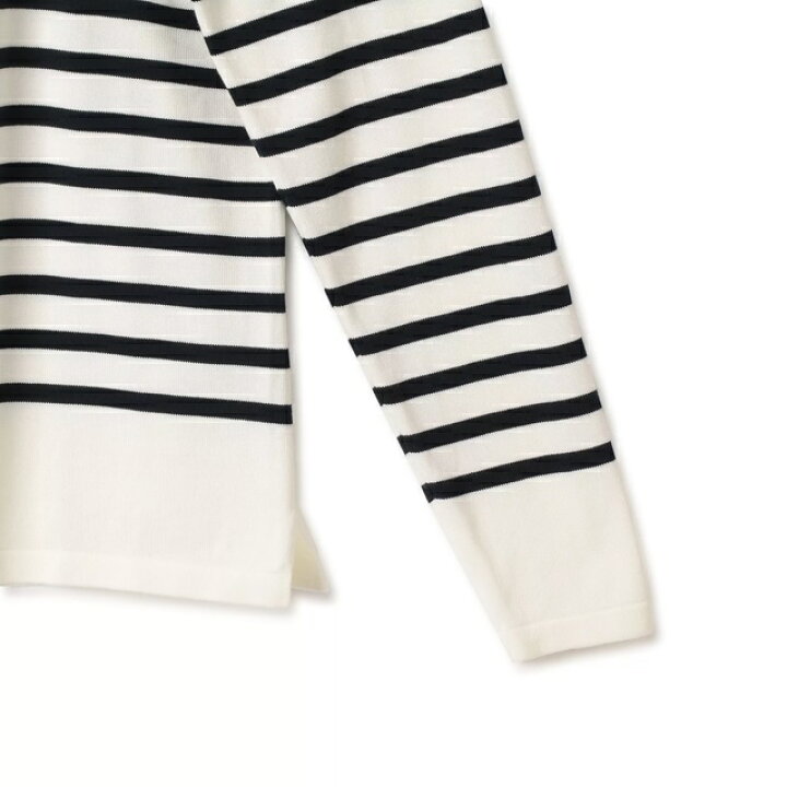 楽天市場】メゾンキツネ Maison kitsune ボーダーニット クルーネック 