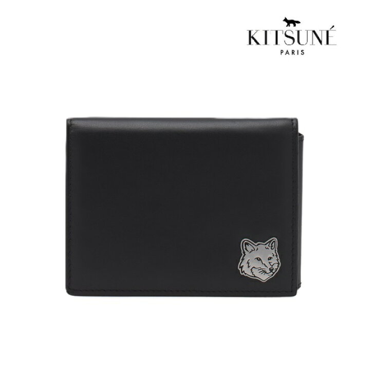 楽天市場】メゾンキツネ Maison kitsune 3つ折り財布 フォックス 