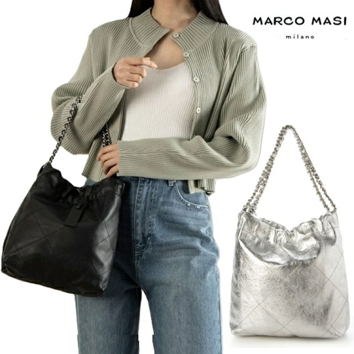 楽天市場】Marco Masi マルコマージ トートバッグ レザー ステッチ 