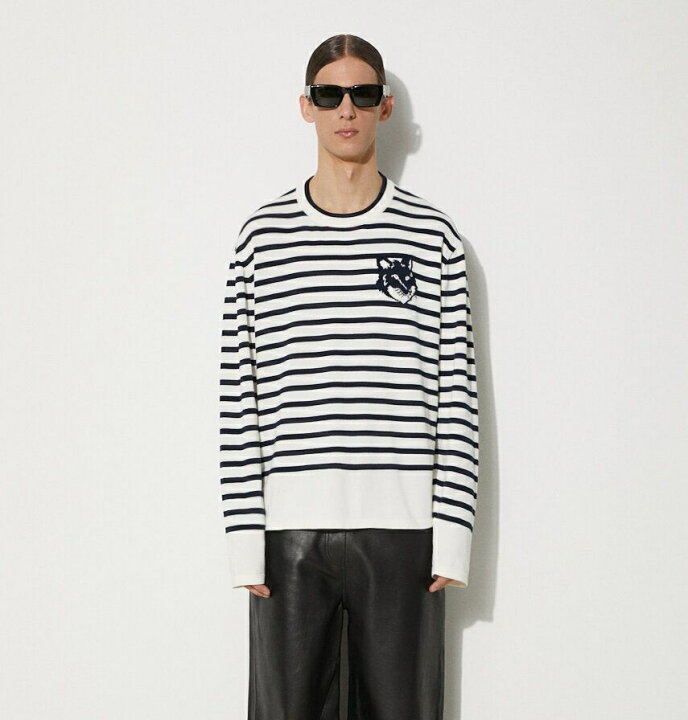 楽天市場】(初売りセール) メゾンキツネ Maison kitsune ボーダー 