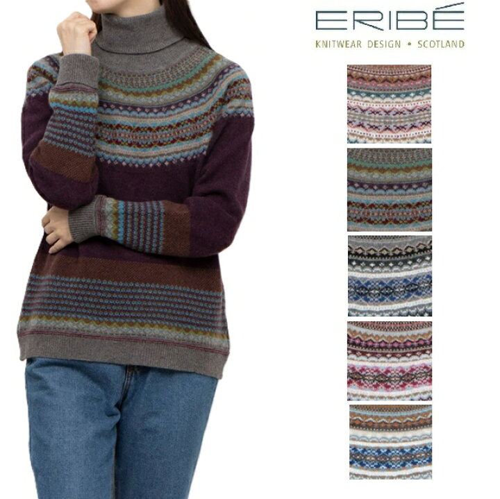 楽天市場】ERIBE エリベ レディース タートル ニット セーター 