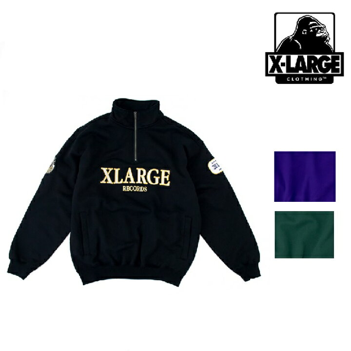 楽天市場】エクストララージ スウェット ハーフジップ XLARGE XL 