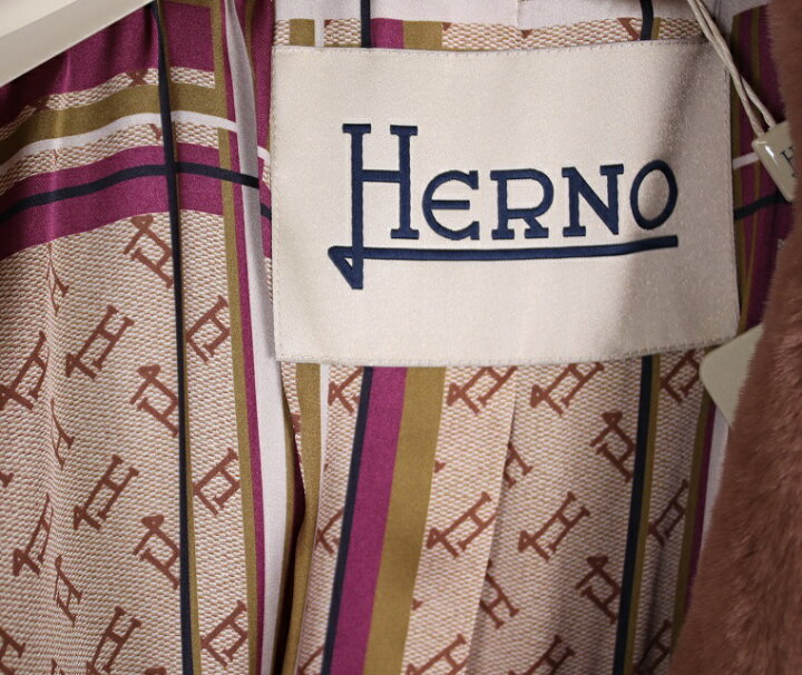 楽天市場】ヘルノ HERNO ファーコート レディース CA0409D ガウン 