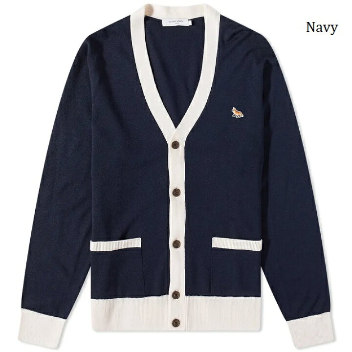 楽天市場】メゾンキツネ Maison kitsune カーディガン ニット セーター 