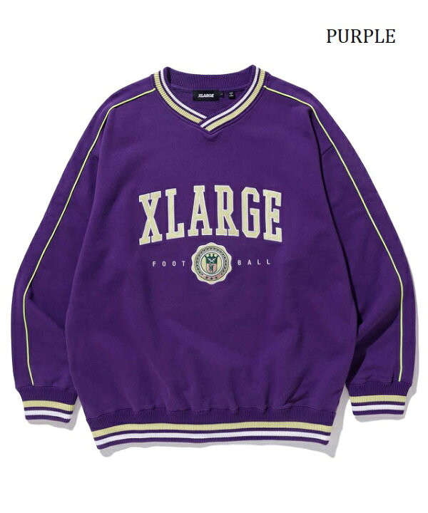 楽天市場】エクストララージ スウェット XLARGE PIPING V NECK SWEAT V 