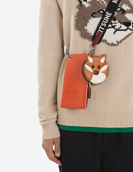 楽天市場】メゾンキツネ Maison kitsune コインケース キーホルダー 